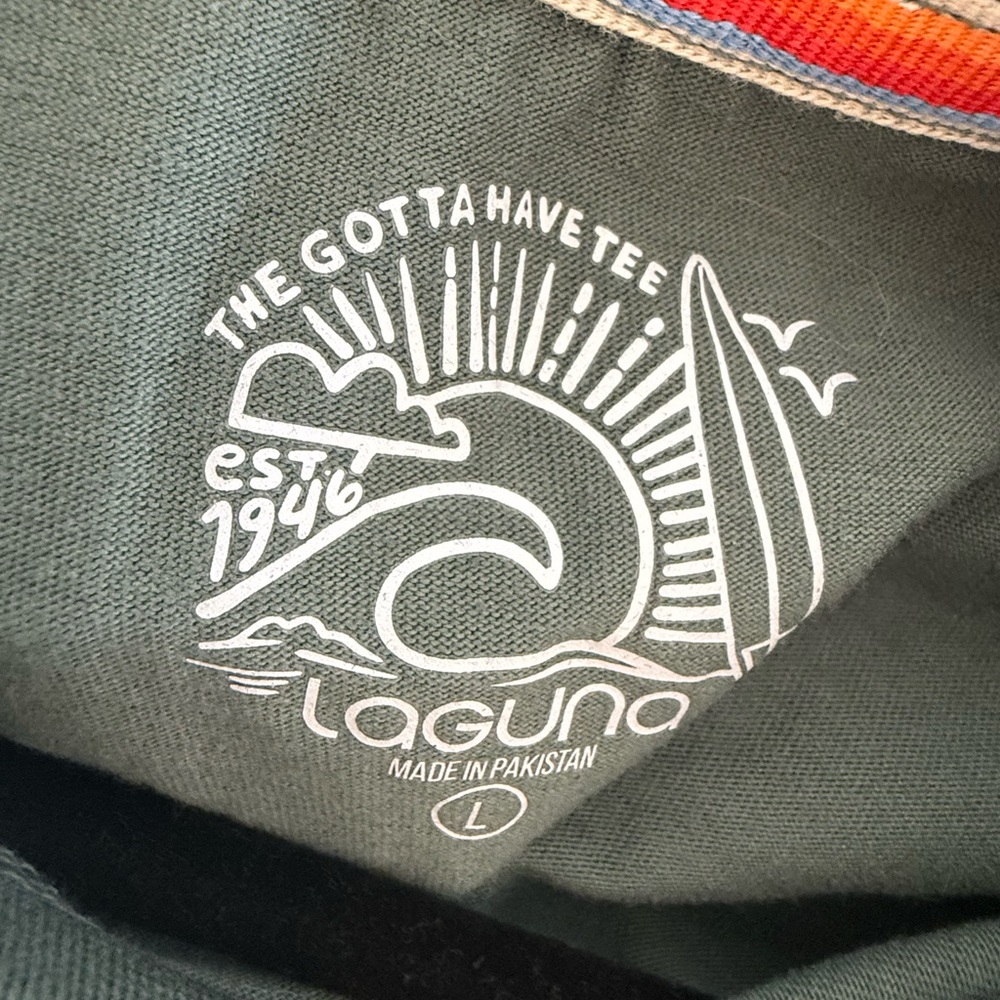Laguna Green Men's T-Shirt - Picture 4 of 4